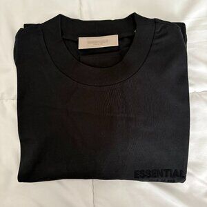 Fear of God Essentials T-Shirt Black  Mens Size Large New